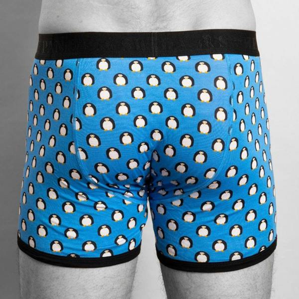 SWOLE PANDA Bamboo Boxers - Penguins