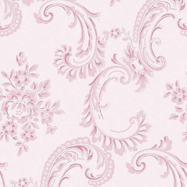 Shabby Chic Rachel Ashwell Boudoir Beauty Wallpaper | Pink