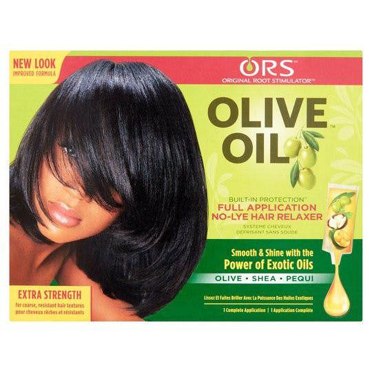 ORS Olive Oil No-Lye Relaxer Kit Extra Strength for coarse and thick hair