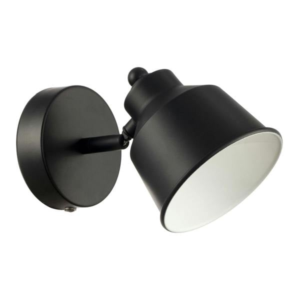 Modern Matte Black Wireless Rechargeable Dimmable Spot Wall Light Image 1