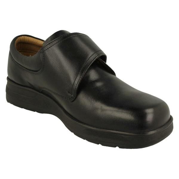 DB Shoes Mens DB Smart Casual Hook And Loop Shoes With Removable Footbed Benny