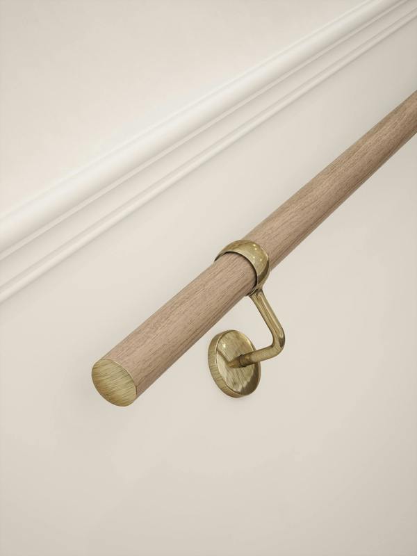 Handrails Direct Oversley Walnut Straight Flight Handrail