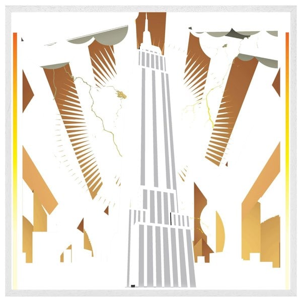 Benjamin Tate Design Art deco skyscraper (picture Frame)