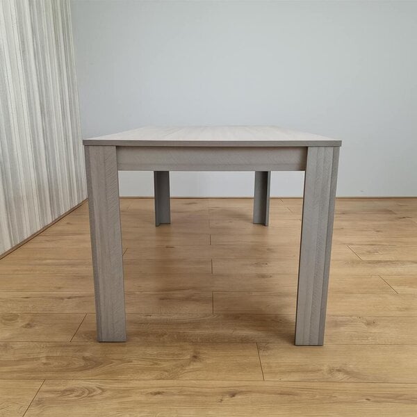 Kosy Koala Dining Table With 4 Chairs Modern Kitchen Dining Table and 4 White Faux Leather Dining Chairs