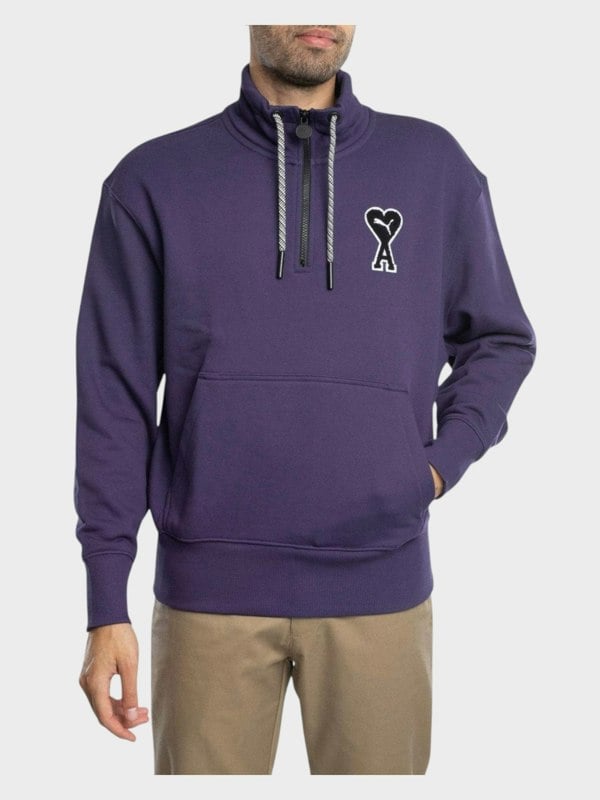 Puma x Ami Half Zip Sweatshirt - Supplied FashionPUMA