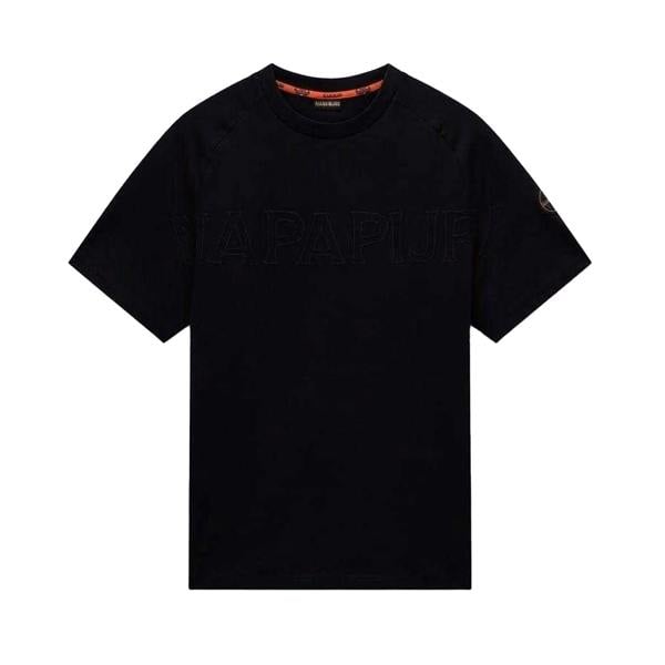 Napapijri Mens Ambara Relaxed Fit T-Shirt - Black Beauty - 