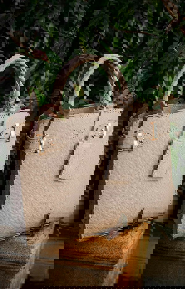 Alie Street London Derby Handbag (Classic Taupe)