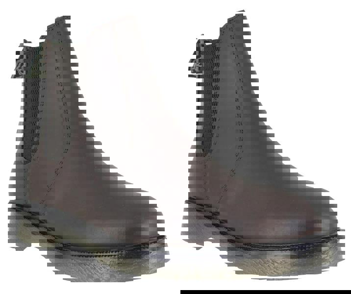 Frank James Nasbey Mens Classic Pull On Dealer Chelsea Leather Ankle Boots