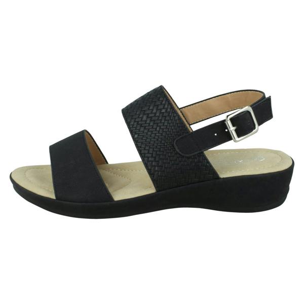Spot On Ladies Spot On Low Wedge Mules F00287