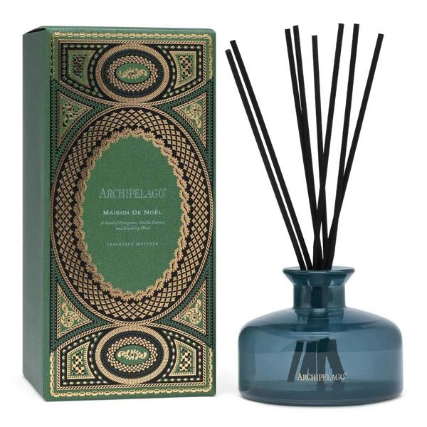Archipelago Seasonal Glass Reed Diffuser - 139ml - Green - Reed Diffuser