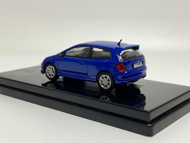 Paragon Honda Civic 2001 Type R EP3 Vivid Blue Pearl RHD 1:64 Paragon 65346