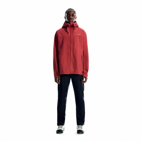 Berghaus Mens Deluge Pro 3.0 Rain Jacket Waterproof Coat Red
