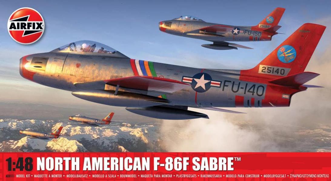 Airfix US North American F-86F Sabre (1:48 Scale)
