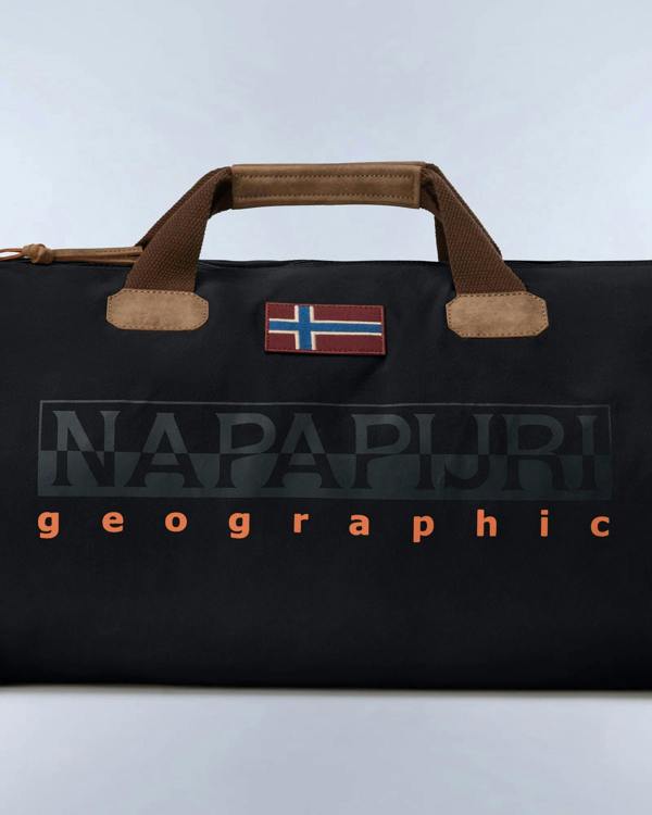 Napapijri Bering 3 Duffle Bag - Black Beauty 941 | CHO | Designer Mens Bags