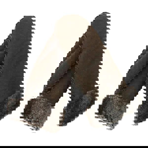 Eastern Counties Leather Womens Side Panels Sheepskin Mittens - Brown