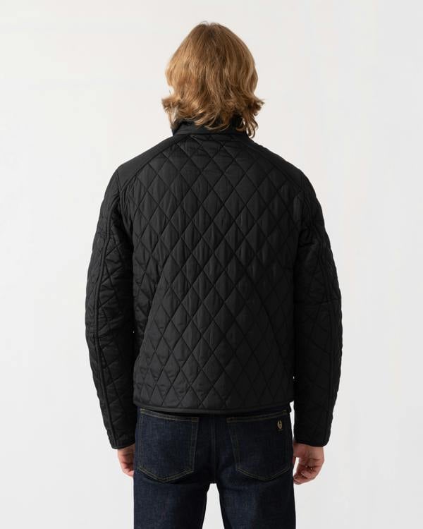 Back of the Belstaff Mens Pembroke Jacket - Black