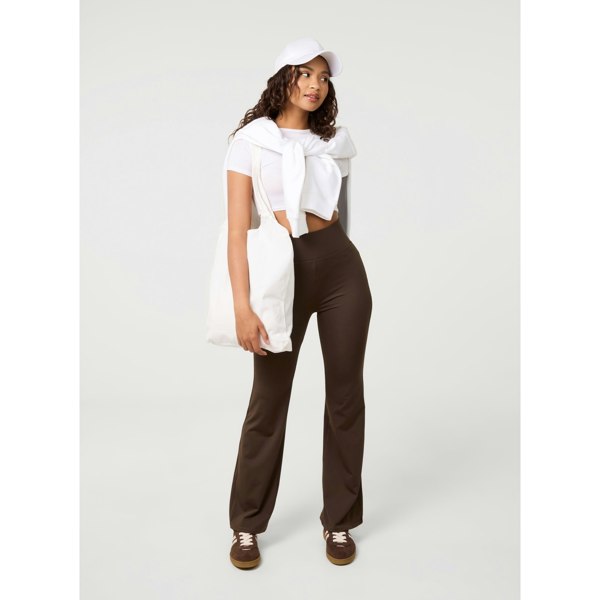 Pink Vanilla Sports Flare Trousers