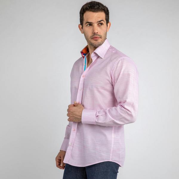 TEXTURED WASH CLASSIC SHIRT - Premium Men's Patterned Shirt by Claudio Lugli | Bold Design, Tailored Fit, Best Printed Shirts
