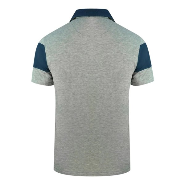 Aquascutum Colour Block Aldis Polo Shirt - Grey