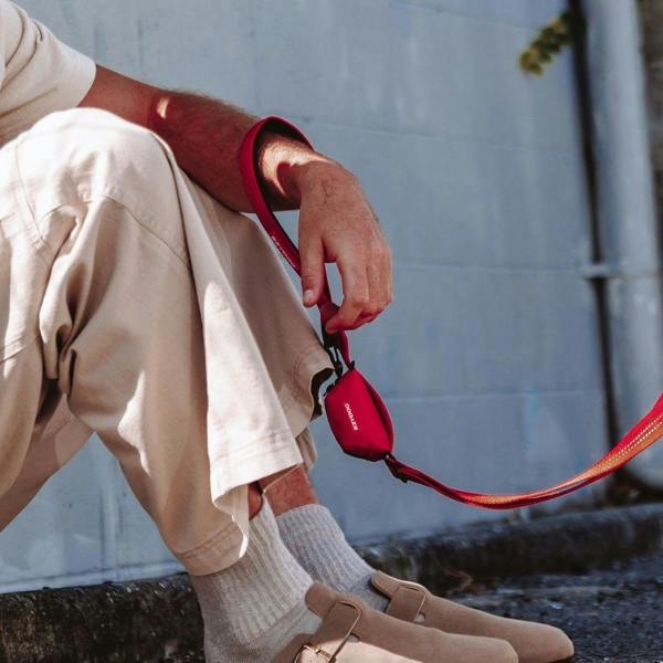 EzyDog Essential Poop Bag Holder in Red