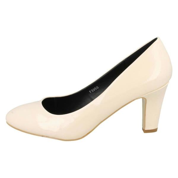 Anne Michelle Ladies Anne Michelle Patent Court Shoes