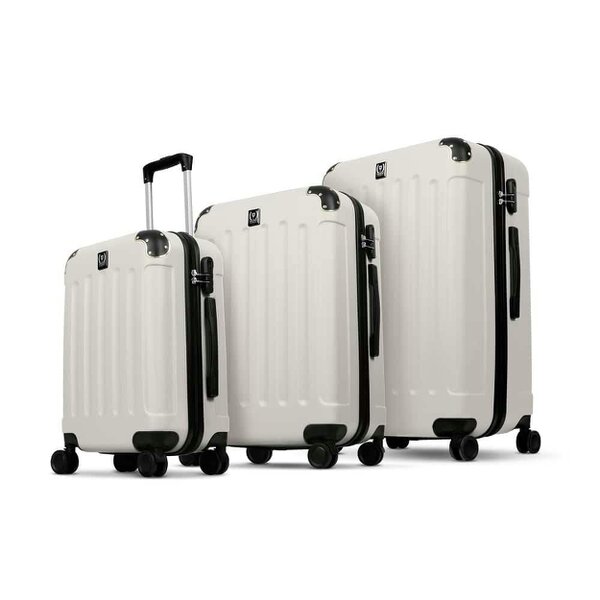 Berlinger Haus Swiss Hufeisen SF5003 – 3 Piece Luggage Set | Cream & Gold
