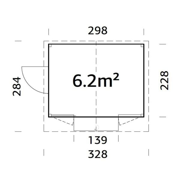 Palmako Marian 6.2m² Folding Market Stall