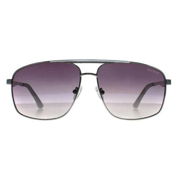 Guess Sunglasses GO00063 10B Shiny Light Nickeltin Grey Gradient