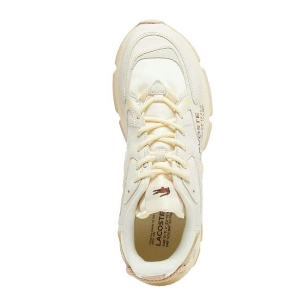 Lacoste Mens L003 Neo Leather Trainers - Off White - 