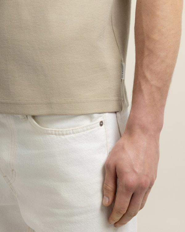 Larsson & Co Nilsson - Contrast Rib Polo Shirt