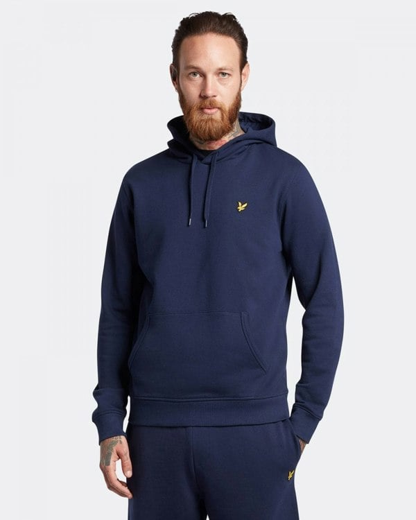 Lyle & Scott Mens Pullover Hoodie - Z99 Navy