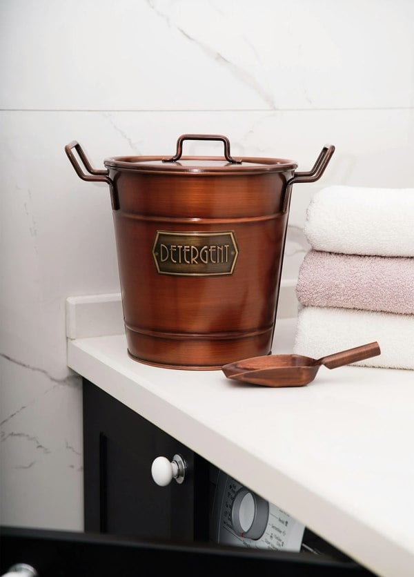 Rozi Copper Detergent Storage Bin