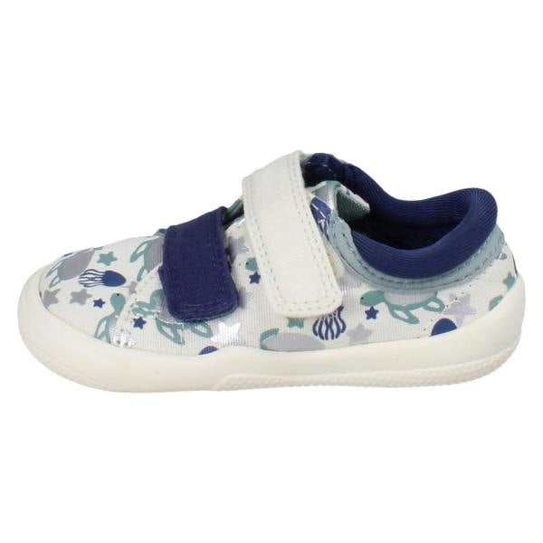 Clarks Boys Clarks Canvas Doodles Briley Fly T