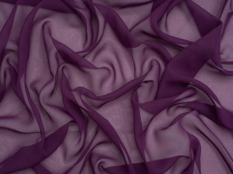 Minerva Core Range Minerva Light Sheer Chiffon Fabric - Plain Design Dressmaking Fabric, 110 cm / 44" Wide - per metre