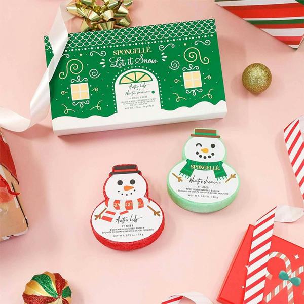 Spongellé Let it Snow Wash Buffer Duo