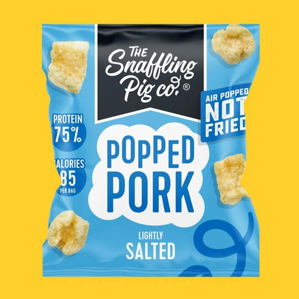 The Snaffling Pig Co Popped Pork - Lightly Salted