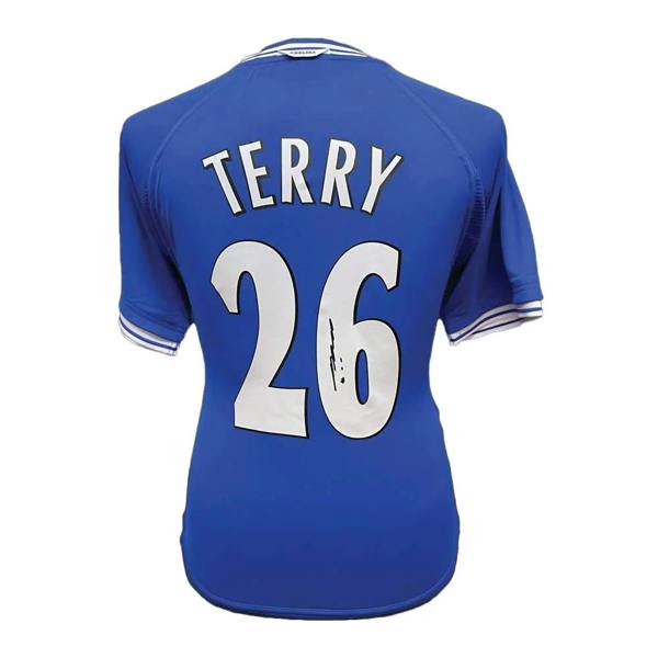 Unbranded John Terry signed Chelsea 2000 shirt — Unframed