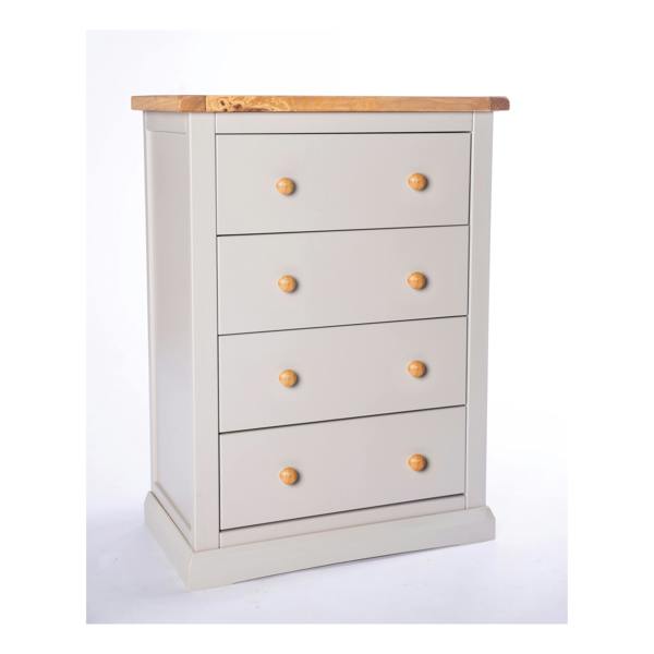 Cabinet Bits Loreo 4 Drawer Chest of Drawers Wood Knob