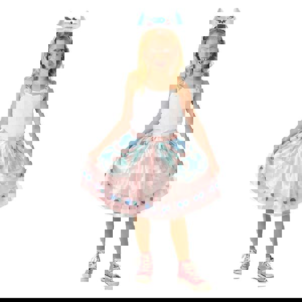 Bristol Novelty Childrens/Kids Llama Tutu Skirt Costume - Pink/Blue - 