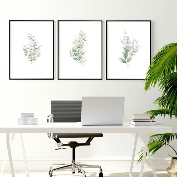 Artwork For Work Office | Set of 3 wall art prints