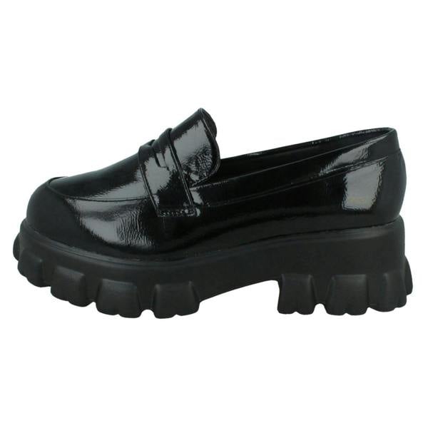 Spot On Ladies Spot On Wide Fitting Loafers F90101
