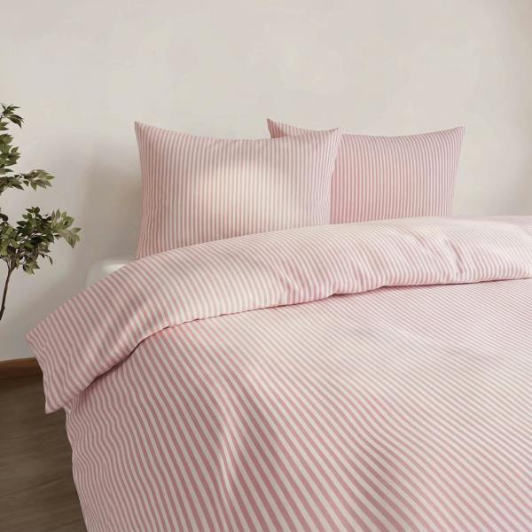 Martex Studio Edition Pink Pinstripe Duvet Cover Set
