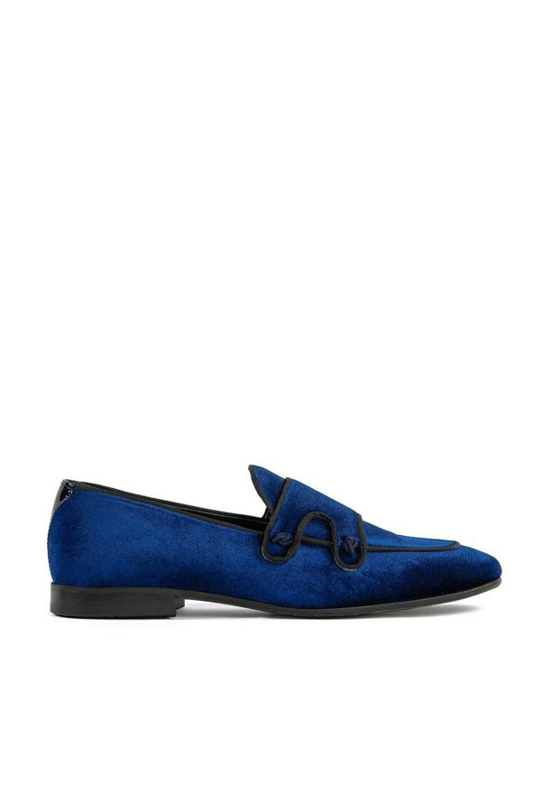 VELVET DOUBLE MONK SLIP ON SHOE - Premium Men's Patterned Shirt by Claudio Lugli | Bold Design, Tailored Fit, Best Printed Shirts