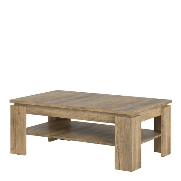Wyld Haus Juniper Large Coffee Table Chestnut and Matera Grey Wood