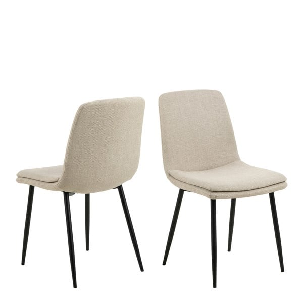 Furniture To Go Becca Dining Chair in Beige Set of 4