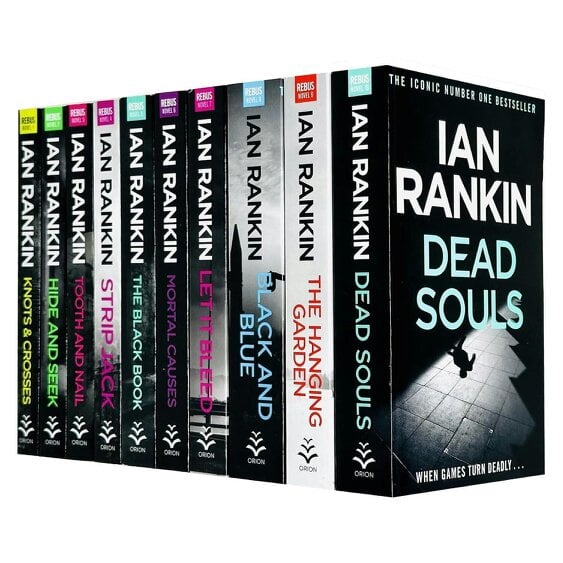Ian Rankin Inspector Rebus Series 10 Books Collection Set – Knots and Crosses, Hide and Seek & Crime Thriller Mystery Collection