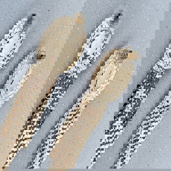 green earrings dangly earrings gold