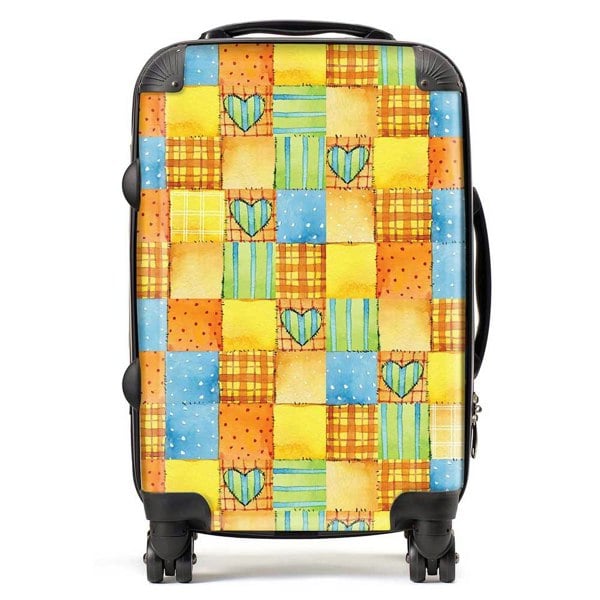 Warren Reed Baby Watercolour Blanket Pattern Suitcase