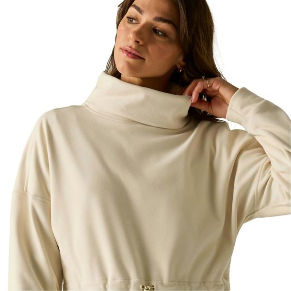 Regatta Womens/Ladies Roll Neck Pull Over Fleece - Light Vanilla - 