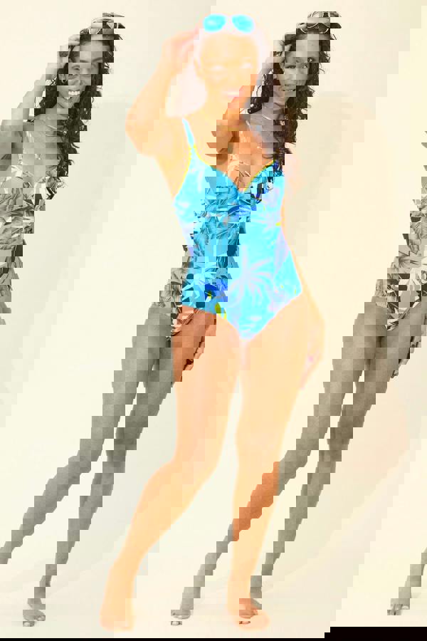 Blue Leaf Swimsuit